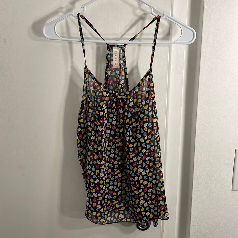 Floral tank top
